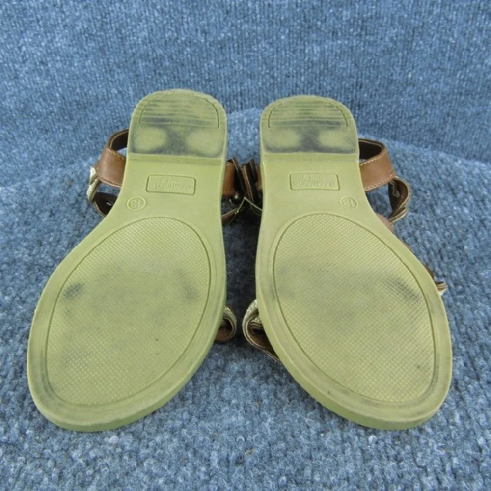 Rampage Youth Girls Sandals Shoes Size 13‎ Medium Brown Synthetic Buckle